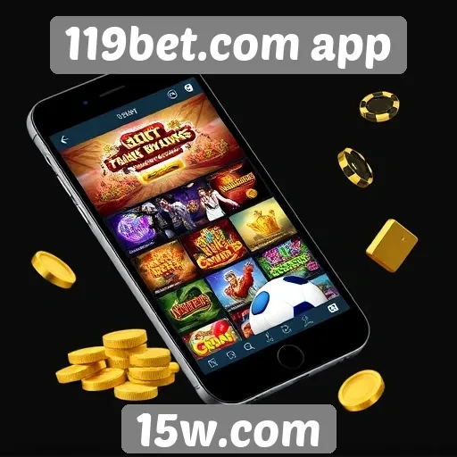 Variedade de jogos disponíveis no 119bet.com app